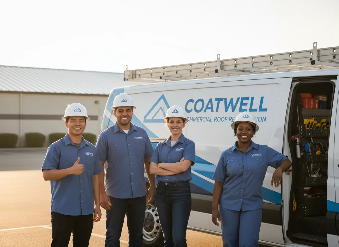 Commercial roof coating company in Arapaho, OK